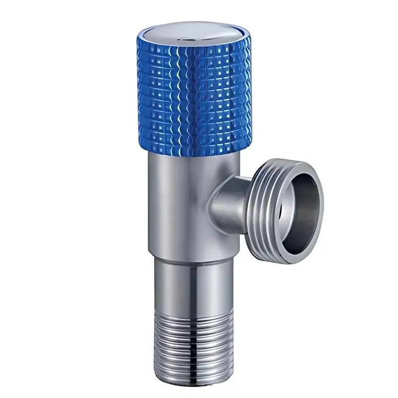 Кран для підключення сантехприладів Mixxus VAL-10-1/2x3/4 з нерж. сталі SUS304 (синій) (MI7099) от MIXXUS - купить в интернет-магазине