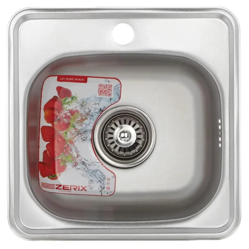 Мойка кухонная Zerix Z3838-06-160D (decor) (ZM0556) от Zerix - купить в интернет-магазине