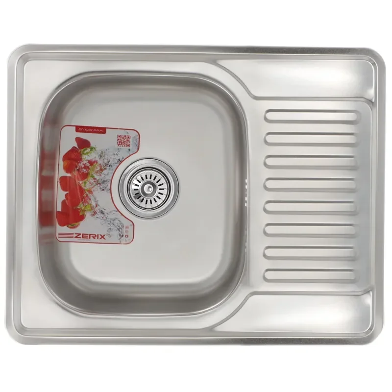Мойка кухонная Zerix Z6350-06-160E (Satin) (ZM0561) от Zerix - купить в интернет-магазине