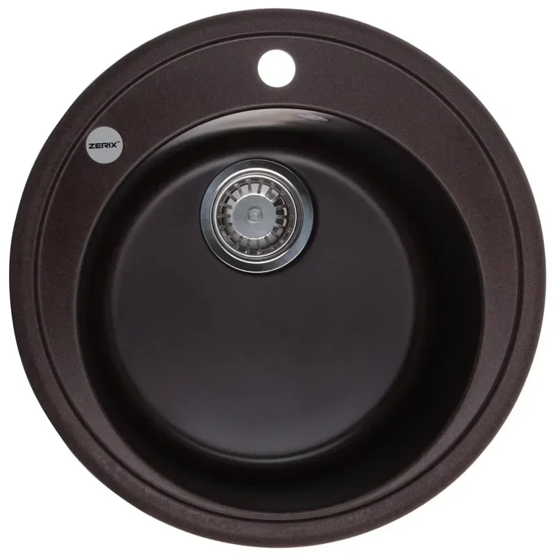 Мийка кухонна Zerix ZS-510R-12 Коричнева (ZX4536) от Zerix - купить в интернет-магазине