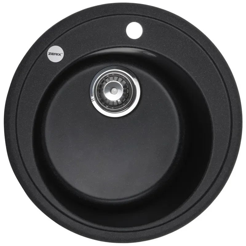 Мийка кухонна Zerix ZS-510R-13 Графітна (ZX4537) от Zerix - купить в интернет-магазине