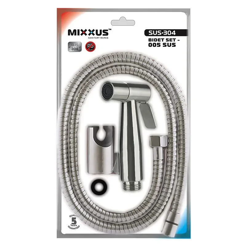 Набір для гігієнічного душу Mixxus Bidet SET-005 SUS (нерж. сталі SUS304) (MI5986) от MIXXUS - купить в интернет-магазине