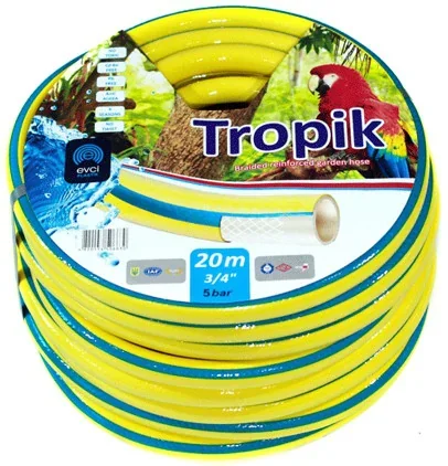 Шланг Garden Hose Tropik д. 3/4"(желтосиний) 30м от Evci Plastik - купить в интернет-магазине