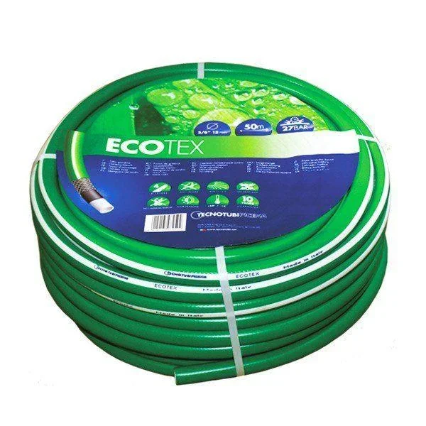 Шланг садовий Tecnotubi EcoTex для поливу діаметр 3/4 дюйма, довжина 50 м (ET 3/4 50) от Tecnotubi - купить в интернет-магазине