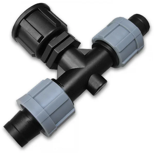Трійник крапельна стрічка х2 / різьба внутрішня 1/2", DSTA05-12L