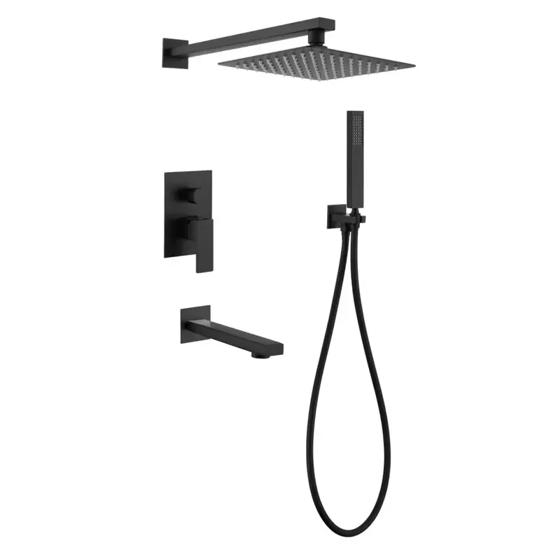 Вбудована душова система Mixxus KUB-009 Inner Black (нерж. сталь) (MI5946) от MIXXUS - купить в интернет-магазине