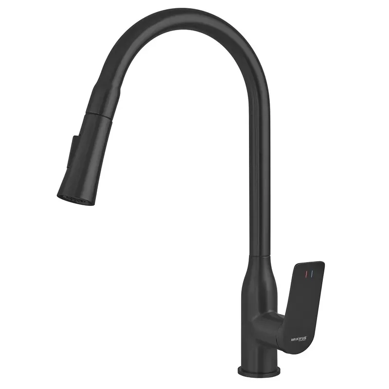 Змішувач для кухні Mixxus Premium DERBY 014 (NUT) BLACK (MI6605) от MIXXUS PREMIUM - купить в интернет-магазине