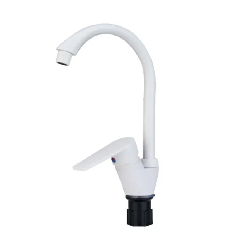 Змішувач для кухні Plamix Oscar-011 White (з підведенням) (PM0650) от PLAMIX - купить в интернет-магазине