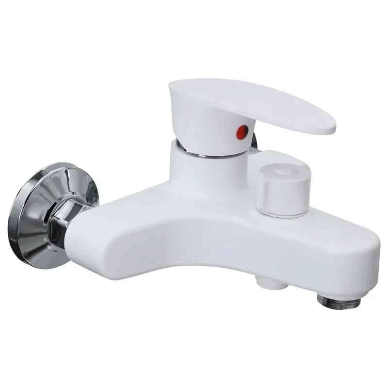 Змішувач для ванни Plamix Cezar-009 EURO White (без шланга, лійки та кронштейна) (PM0736) от PLAMIX - купить в интернет-магазине