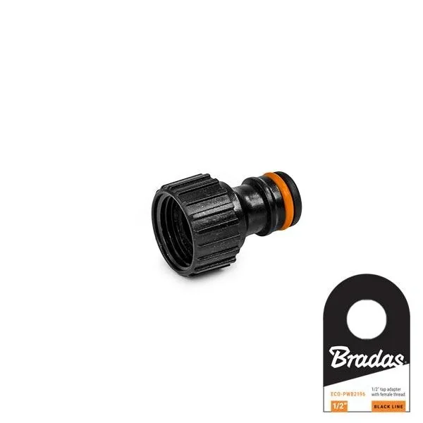 Адаптер на кран із внутрішньою різьбою 1/2", BLACK LINE, з ярликом, ECO-PWB2196 - фото 2