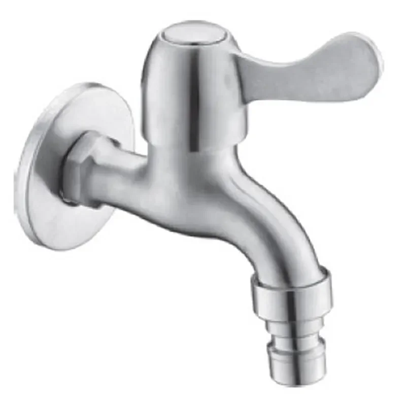Кран для холодної води 1/2 Mixxus BIB-02 (нерж. сталь) (SS0051) - фото 2