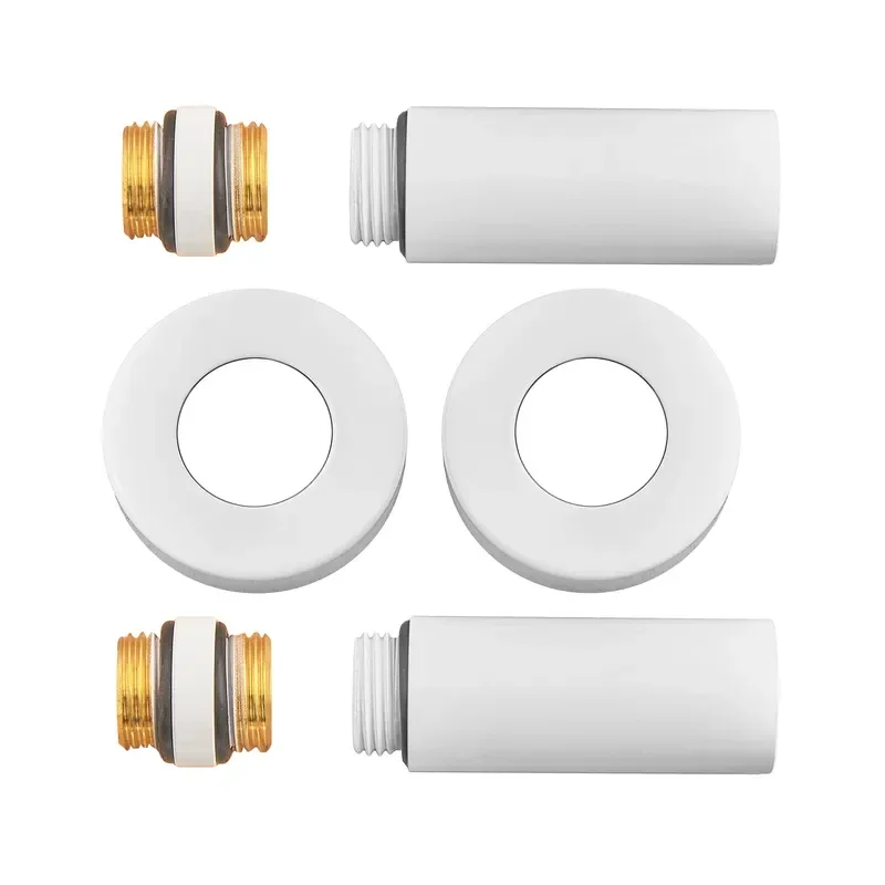 Комплект удлинителей 1/2Fx1/2M белый KOER KF.SET.06MF WHITE (KR5850) - фото 2