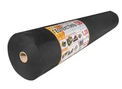 Геотекстиль (130 г/м2) 1.2*50 чорний геотекстиль садовий от Shadow - купить в интернет-магазине