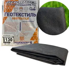 Геотекстиль 130 г/м2 (1.6м х 5м )чорний пакетований садовий - купить в интернет-магазине