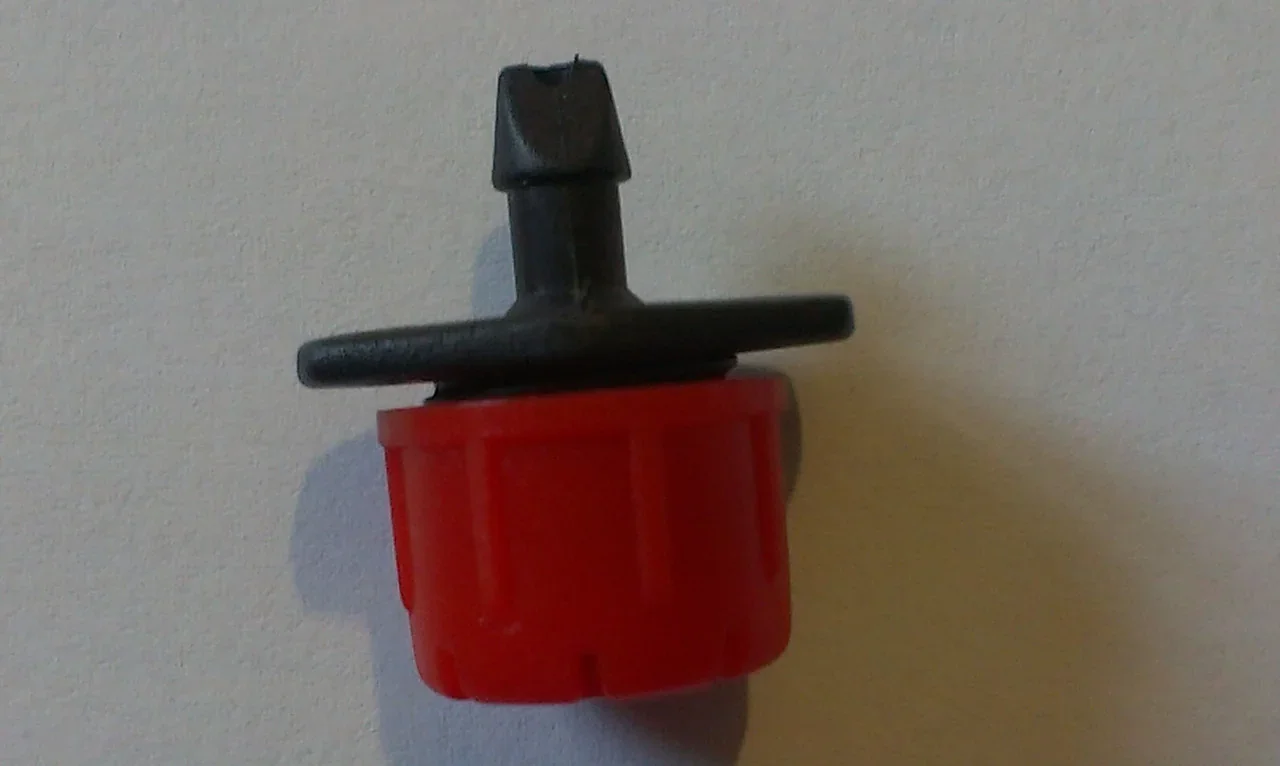 Регульована крапельниця 1/4" потік 0-70л/год (700/7700шт) Корея
