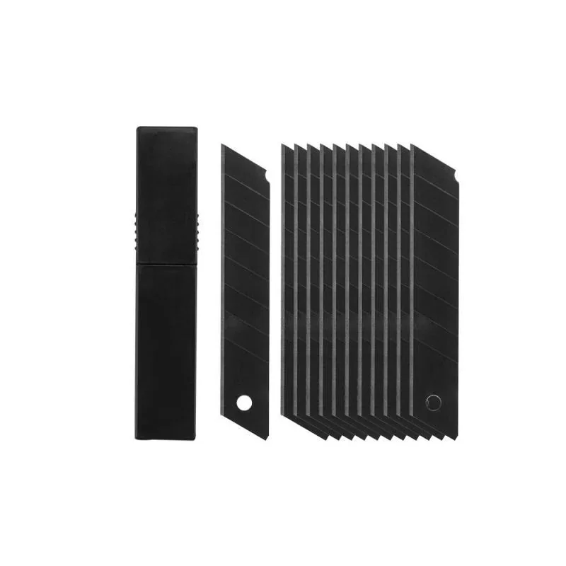 Змінні ламані леза для ножів 18 мм, TITAN BLACK 10 шт., DIY-KN18-B - фото 2
