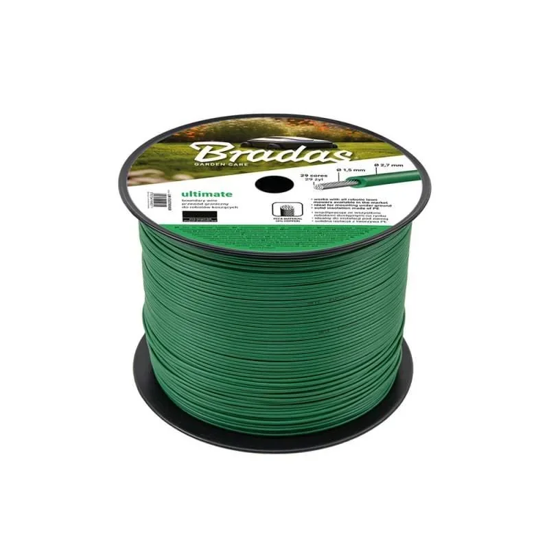 Межовий кабель для газонокосарок, 2,7 мм x 200 м, ULTIMATE, GREEN, LM-CU27200GR - фото 2