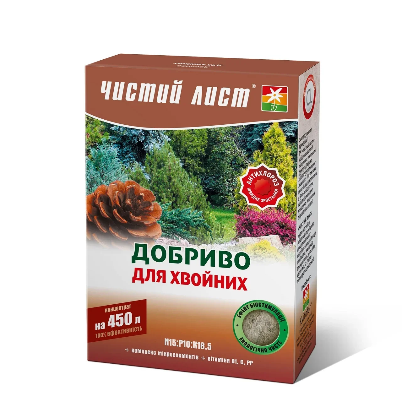 Добриво кристалічне 300 г "Чистий Лист" для хвойників - фото 2