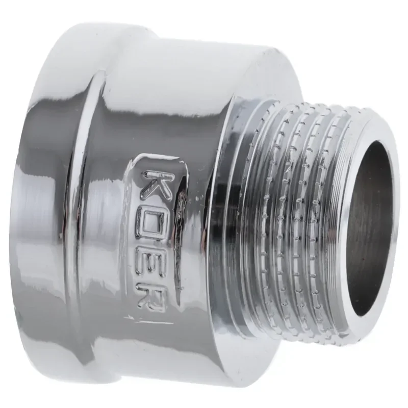Перехідник (коннектор) 3/4 "х1" (хром) Koer KF.A0810.CHR (KF0136) - фото 2