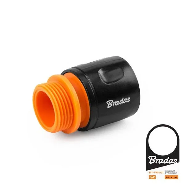 Конектор 3/4", BLACK LINE, зовнішня різьба 3/4", ECO-PWB2121 - фото 2