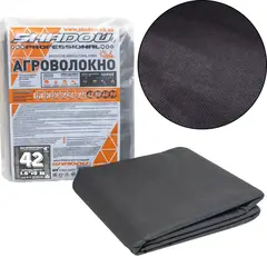Агроволокно 42 г/м2 1,6х10 метрів пакетоване чорне от Shadow - купить в интернет-магазине