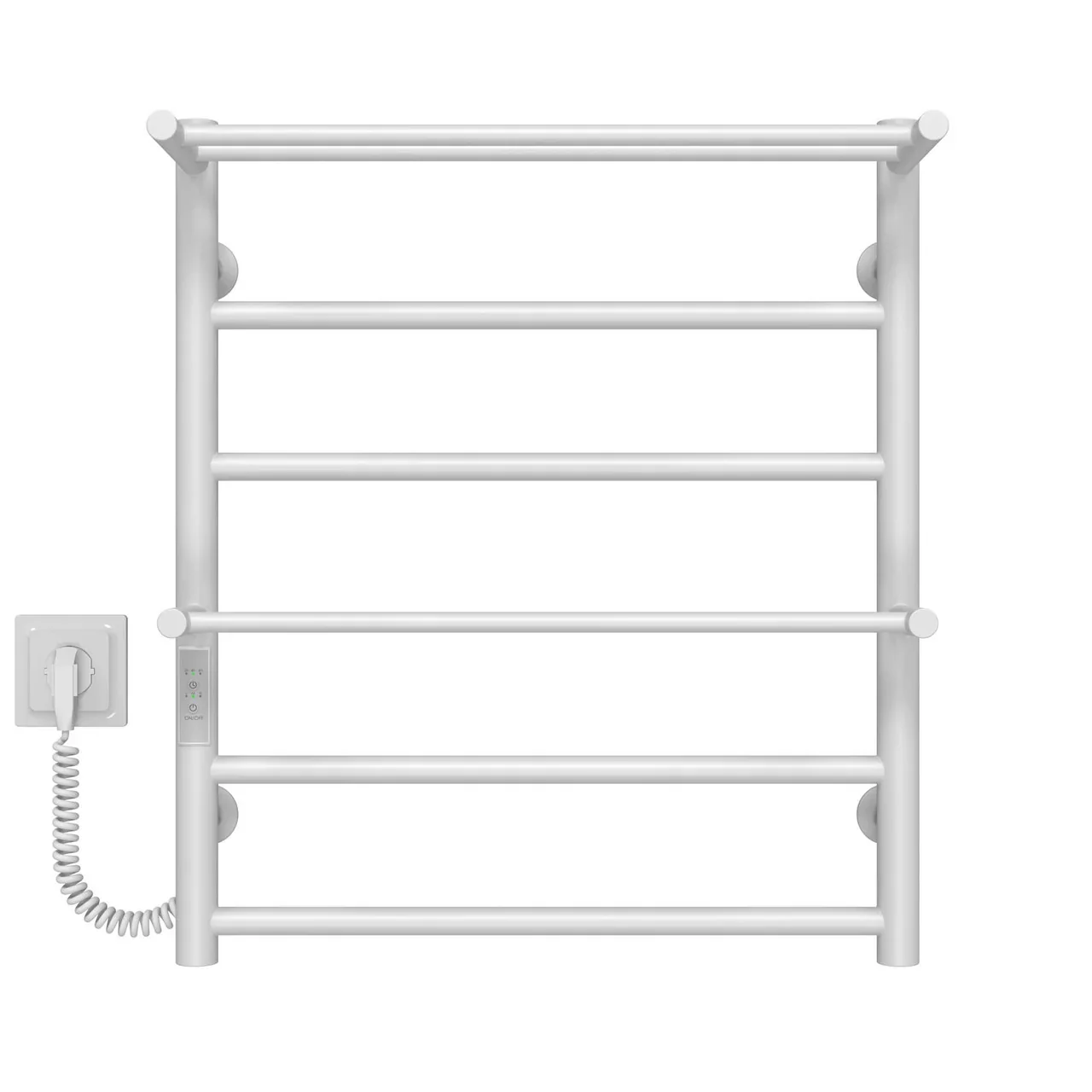 Рушникосушарка електрична Терма Плюс П10 500х1000 Deffi нержавіюча сталь (Чорний, JD03, Праве підключення) - фото 38