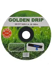 Крапельна стрічка 8 mil крок 15 см бухта 500 метрів емітерна GOLDEN DRIP - купить в интернет-магазине