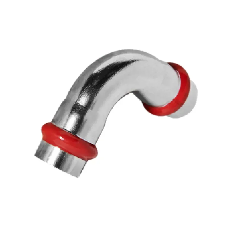 Колено 90° двухраструбное KOER KQ.L28-2 PRESS-INOX AISI 304 28x28 (KR6402) - фото 2