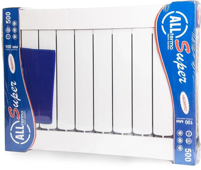 Алюмінієвий радіатор ALLtermo Super 500/100