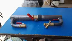 Байпас обвідний 1*1/2 з краном довгий - купить в интернет-магазине