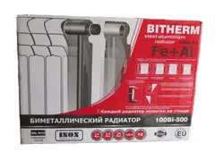 Радіатор для опалення біметалічний Bitherm 500/100 от Bitherm - купить в интернет-магазине