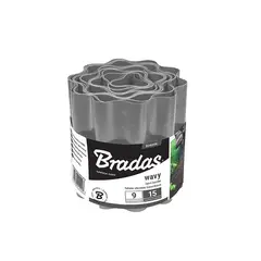Бордюр хвилястий газонний 9м х 10см, сірий, OBFGY 0910 от Bradas - купить в интернет-магазине