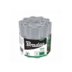Бордюр хвилястий газонний 9м х 10см, світло-сірий, OBFLGY 0910 от Bradas - купить в интернет-магазине