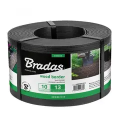 Бордюр WOOD BORDER, 130мм х 2,8мм х 10м, чорний, OBWBK1013 от Bradas - купить в интернет-магазине