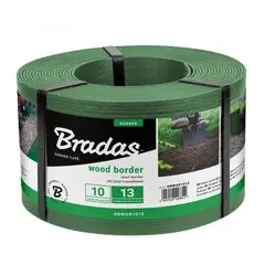Бордюр WOOD BORDER, 130мм х 2,8мм х 10м, зелений, OBWGR1013 от Bradas - купить в интернет-магазине