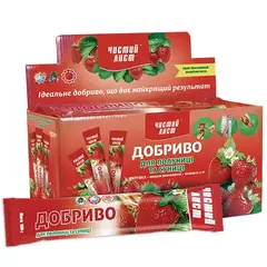 Добриво кристалічне 100 г "Чистий Лист" для полуниці та суниці от Чистый лист - купить в интернет-магазине