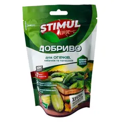 Удобрение кристаллическое, 200г ТМ "Stimul NPK" для огурцов, кабачков и патисонов от STIMUL - купить в интернет-магазине