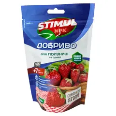 Удобрение кристаллическое, 200 г ТМ "Stimul NPK" для клубники и земляники от STIMUL - купить в интернет-магазине