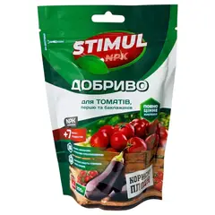 Удобрение кристаллическое, 200 г ТМ "Stimul NPK" для томатов, перца и баклажанов от STIMUL - купить в интернет-магазине
