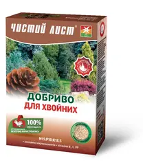 Добриво кристалічне 900 г "Чистий Лист" для хвойників от Чистый лист - купить в интернет-магазине