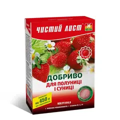 Добриво кристалічне 900 г "Чистий Лист" для полуниці та суниці от Чистый лист - купить в интернет-магазине