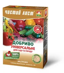 Добриво кристалічне 900 г "Чистий Лист" універсальне для саду та городу от Чистый лист - купить в интернет-магазине