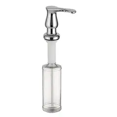 Дозатор для моющего средства ZERIX DIS-02 CHROME врезной (цвет хром) (300 мл) (ZX5966) от Zerix - купить в интернет-магазине