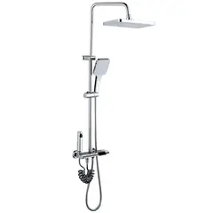 Душова колона зі змішувачем Mixxus Premium RIVIERA 009-J з кнопкою перемикання, 4 режими (MI6834) от MIXXUS PREMIUM - купить в интернет-магазине