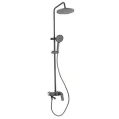 Душова колона зі змішувачем Plamix Lucas-008-J Graphite (Кольор графіт) (PM6103) от PLAMIX - купить в интернет-магазине