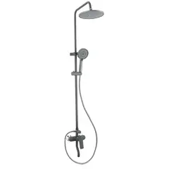 Душова колона зі змішувачем Plamix Lucas-009-J Graphite (Кольор графіт) (PM6102) от PLAMIX - купить в интернет-магазине