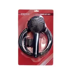 Душовий набір Shower Zerix SET-02B (шланг, лійка, кронштейн) колір чорний (ZX4923) от Zerix - купить в интернет-магазине