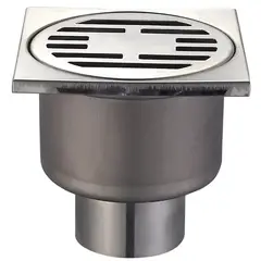 Душовий трап із нержавіючої сталі SUS304 Mixxus Drain-01-10x10-180 (пряме відведення) (MI3421) от MIXXUS - купить в интернет-магазине