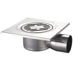 Душовий трап із нержавіючої сталі SUS304 Mixxus Drain-04-15x15-90 (кутове відведення) (MI3420) от MIXXUS - купить в интернет-магазине