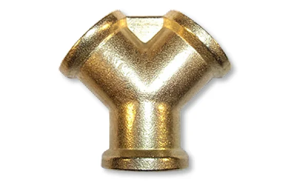 Двійник 3 x РВ 3/8", латунь, SP030